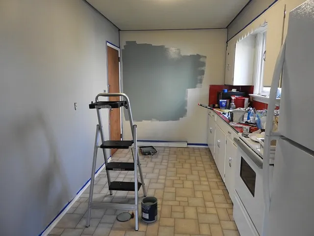 Painting service in a home