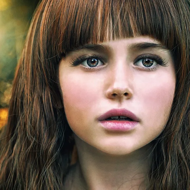 Beautiful woman with glowing skin