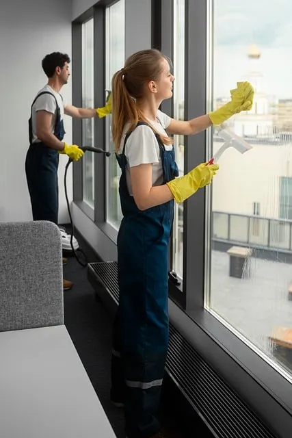 Cleaning service in a home