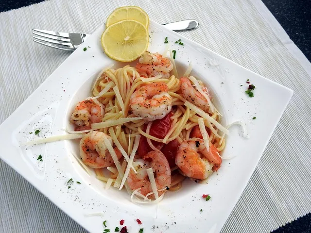 Spaghettis aux fruits de mer