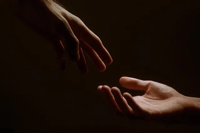 Community hands together